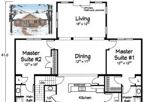 Double Master Suite House Plans 26 Best Images About Ranch Plans On Pinterest Ranch