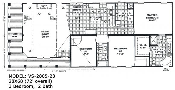 Double Wide Homes Floor Plan Double Wide Floorplans Mccants Mobile Homes