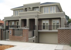 Downhill Slope House Plans Artistic Split Level Homes Downward Sloping Block Unique