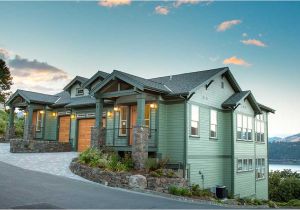 Downhill Slope House Plans Duplex for A Down Sloping Lot 8188lb Architectural