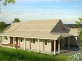 Downhill Slope House Plans New Country House Plan Fits On Downhill Sloping Lot