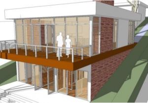 Downhill Slope House Plans the Architectmodern House Plan for A Land with A Big