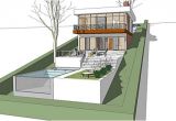 Downhill Slope House Plans the Architectmodern House Plan for A Land with A Big