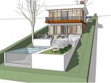 Downhill Slope House Plans the Architectmodern House Plan for A Land with A Big