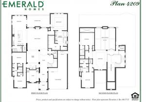 Dr Horton Emerald Home Plans Plan 4209 Oak Estates Jacobs Reserve Emerald Conroe