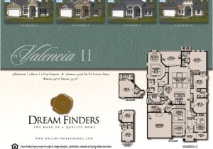 Dream Finders Homes Floor Plans Dream Finders Homes Valencia Ii Model Floor Plan