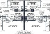 Duplex Beach House Floor Plans Duplex Beach House Plans Over Under Duplex House Plans