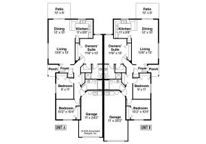 Duplex Home Floor Plans Cottage House Plans Wynant 60 024 associated Designs