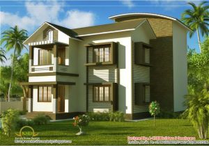 Duplex Home Plans and Designs Home Design Duplex Villa Elevation Sq Ft Kerala Home