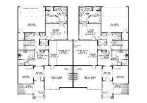 Duplex House Plans 3 Bedrooms Eplans Traditional House Plan Three Bedroom Duplex House