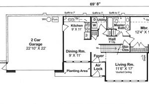 Earth Contact Homes Floor Plans Gallery Earth Sheltered Home Plans with Basement