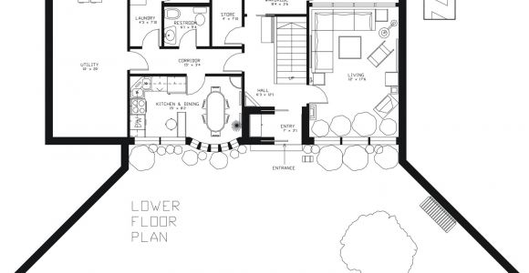 Earth Home Floor Plans Earth Sheltered Passive Home Plan