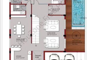 East Face Vastu Home Plan East Facing House Plan Houzone
