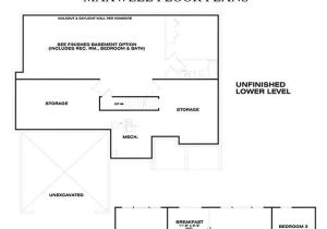 Eastbrook Homes Floor Plans Maxwell Floor Plan by Eastbrook Homes Square Footage 1918