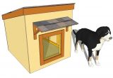 Easy Dog House Plans Large Dogs Simple Dog House Plans Myoutdoorplans Free Woodworking