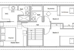 Easy Home Plans to Build 2 Bedroom House Simple Plan Simple House Floor Plan