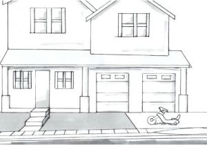 Easy House Plans to Draw How to Draw A House In Addition to Simple Drawing Of A