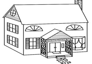 Easy House Plans to Draw Simple House Coloring Pages