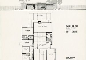 Eichler Homes Floor Plans Eichler Plan Cc 184 Claude Oakland Eichlers