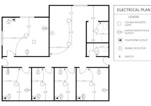 Electrical Symbols for House Plans Sample Office Electrical Plan Parra Electric Inc
