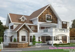 Elegant Home Plans Western Style Villa by Devika Homes Keralahousedesigns