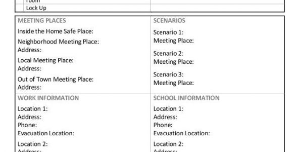 Emergency Contingency Plan for Care Homes Printable Evacuation Plan thelovebugsblog Com
