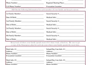 Emergency Disaster Plan for Family Child Care Homes Best Photos Of Emergency Preparedness Plan Sample