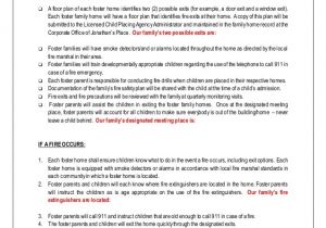 Emergency Disaster Plan for Family Child Care Homes Disaster Emergency Plan Template for Families