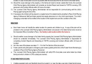 Emergency Disaster Plan for Family Child Care Homes Disaster Emergency Plan Template for Families