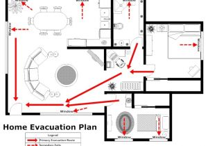 Emergency Evacuation Plan for Home Fire Safety Plan for Home House Evacuation Plan Escortsea