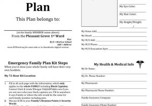 Emergency Preparedness Plan for Home Daycare Emergency Preparedness Plan Template for Daycare