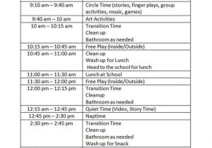 Emergency Preparedness Plan for Home Daycare Printable Daycare Emergency Preparedness Plan Template