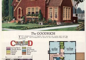 English Cottage Home Plans 1927 American Builder Goodrich by Radford This English