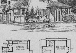 English Cottage Home Plans English Cottage Vintage House Plan B Architecture