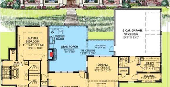 Entertaining Home Plans House Plans Outdoor Entertaining House Design Plans