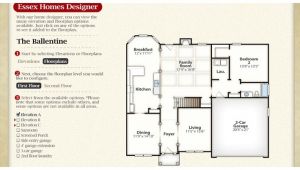 Essex Homes Floor Plans the Ballentine First Floor Check Out the Interactive