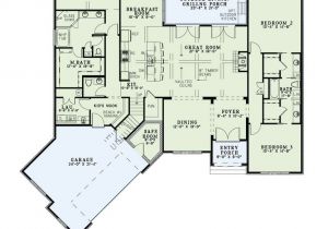European Home Floor Plan European House Plan 82166 total Living area 2408 Sq Ft