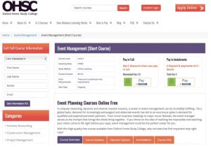Event Planning Courses From Home Free event Planning Courses