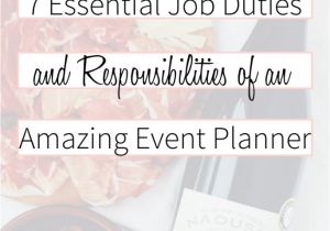 Event Planning Jobs From Home event Planning Job Description and Responsibilities