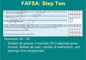 Fafsa Housing Plans Question College Financing Workshop Ppt Download