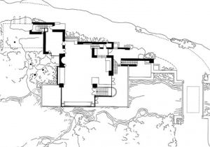Fallingwater House Plan Architectural Planning Perspective Mr Fatta