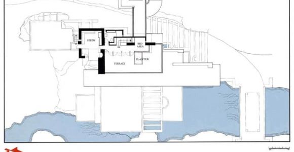 Fallingwater House Plan Fallingwater House by Frank Lloyd Wright Video