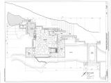 Fallingwater House Plan Frank Lloyd Wright Fallingwater Ground Floor Plan