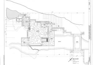 Fallingwater House Plan Frank Lloyd Wright Fallingwater Ground Floor Plan Fallingwater House Plan Frank Lloyd Wright Fallingwater Ground Floor Plan