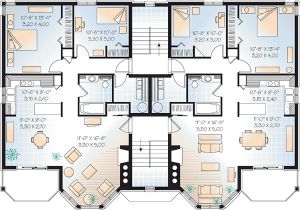Family Home House Plans Multi Family Plan 64952 at Familyhomeplans Com