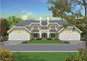 Family Home House Plans Pasadena Fourplex Multi Family Plan 007d 0022 House