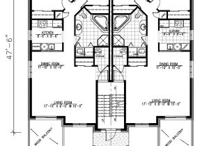 Family Home Plans Com Multi Family Plan 48066 at Familyhomeplans Com