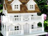 Fancy Bird House Plans Decorative Cape Cod Bird House with Bracket Yard Envy