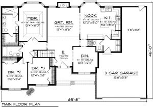 Farm Home Floor Plans Plan Ranch Floor Plans House House Plans 85851
