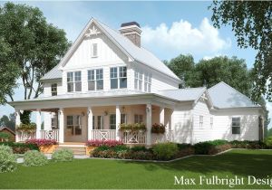 Farmhouse Style Home Plans 2 Story House Plan with Covered Front Porch